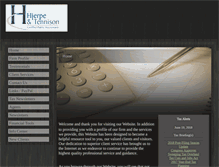 Tablet Screenshot of hjerpecpa.com
